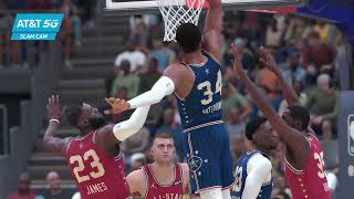 NBA 2K24 Next Gen  2024 NBA AllStar Game West AllStars vs East AllStars [upl. by Akcirehs991]