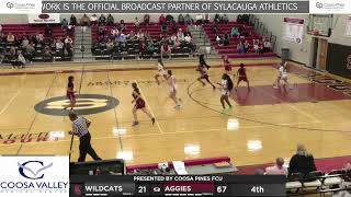 Sylacauga Womens Basketball vs Shelby County presented by Coosa Pines FCU [upl. by Ellened]