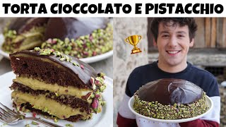 TORTA AL CIOCCOLATO E PISTACCHIO la ricetta più buona in assoluto  sofficissima  Davide Zambelli [upl. by Ecnerual]