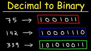 How To Convert Decimal to Binary [upl. by Penoyer]