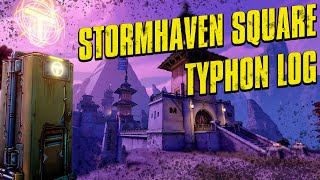 BORDERLANDS 3 How to get TYPHON Log Stormhaven square [upl. by Ellery522]