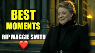 Top 10 Minerva McGonagall Moments A Tribute to Maggie Smith ❤️ RIP [upl. by Nnair]