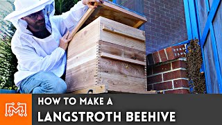 How to make a Langstroth Beehive  Woodworking  I Like To Make Stuff [upl. by Ardnuyek715]