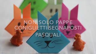 Coniglietti segnaposto in origami HD [upl. by Aekal994]