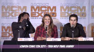 Teen Wolf Sunday Part 1 MCM London Comic Con October 2011 [upl. by Valentijn314]