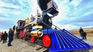 Winter Steamfest at Golden Spike National Historic Park 2023 [upl. by Nnauol]