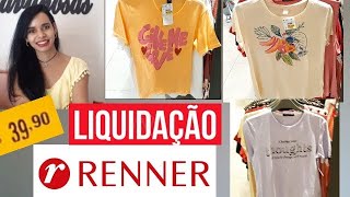 TOUR LIQUIDAÇÃO LOJA RENNER NOVIDADES [upl. by Ahoufe190]