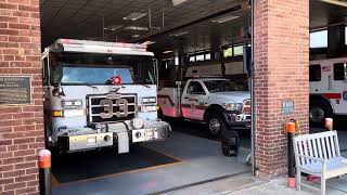 Kentland Engine Company 833 Accident Response [upl. by Frederique]