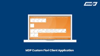 MDP Custom Fiori Client  An Alternative Solution to SAP Fiori Client [upl. by Arbmahs233]