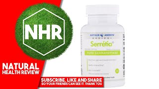 Arthur Andrew Medical Serretia Pure Serrapeptase 500 mg 30 Capsules [upl. by Assiram]