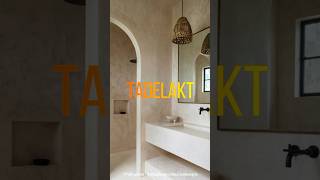 Tadelakt Venetian Plaster and Microcement bathroom tadelakt venetianplaster microcement shorts [upl. by Ahseiym310]