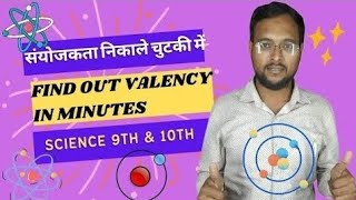 How to find the valency of an atom  How to calculate the valency of an element  Class 9 amp 10 [upl. by Maeve]