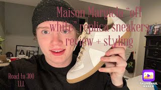 Maison Margiela Replica “off white” review  styling [upl. by Ateekram]