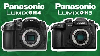 Panasonic Lumix GH4 Vs GH5  Quick specs comparison [upl. by Schick]