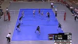 Nebraska vs Cal Volleyball 2007 Set 3 [upl. by Barcus]