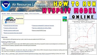 How to Run the NOAA HYSPLIT Model online [upl. by Berkley693]