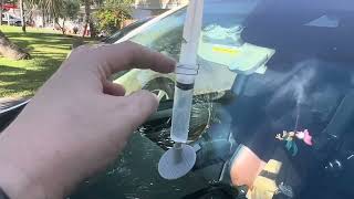 Repair car windshield chip using Permatex kit from Advance Auto Parts windshieldrepair cardiy [upl. by Negeam923]