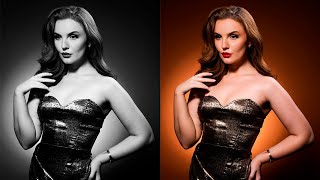 How to shoot a Hollywood style photo shoot with three lights 4K [upl. by Ri]