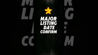 Major Listing Date And Major Price Koto major memefi wcoin blum withdraw [upl. by Tennies]