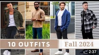 10 letest fall outefit for man 2024 Mens outfit for man trending fashion [upl. by Staal290]