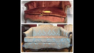 Recover Your Antique Loveseat [upl. by Eisseb]