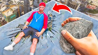 Die GEFÄHRLICHSTE GLASBRÜCKE in GTA 5 😱 [upl. by Ebocaj]