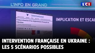 Intervention française en Ukraine  les 5 scénarios possibles [upl. by Akinak]