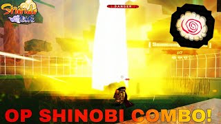 The OP Shinobi Combo  Shindo Life PVP 80 [upl. by Tearle]