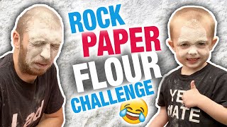 Funniest Rock Paper Scissors FLOUR challenge 🤜✋✌️ [upl. by Beverlee214]