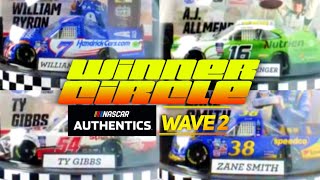 SO MANY EXCLUSIVE 164’S THIS IS AWESOME 2023 NASCAR AUTHENTICS WINNER CIRCLE WAVE 2 REVIEW [upl. by Sheya]