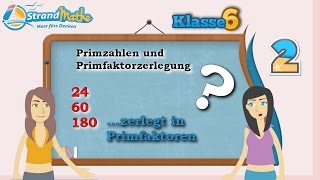 Primzahlen und Primfaktorzerlegung  Klasse 6 ★ Übung 2 [upl. by Ayomat]