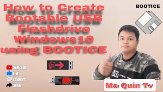 How to Create Bootable USB Flashdrive Windows 10 Using BOOTICE [upl. by Esyle]