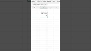 Cara Filter Teks dengan Huruf Kapital di Excel Shorts [upl. by Vasilek315]