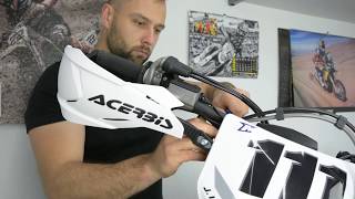 ACERBIS XFACTORY handguards installation guide step by step [upl. by Anohr]