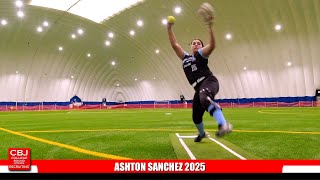 Ashton Sanchez 2025 Pitcher Softball Skills Video [upl. by Peppy]