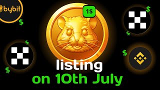 HAMSTER KOMBAT LISTING CONFIRMED🔥How to make money and RECEIVE REWARDS in HAMSTER [upl. by Yrrehc]