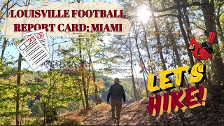 Lets Hike Louisville Football Report Card following 5245 loss to No 6 Miami [upl. by Vallonia]