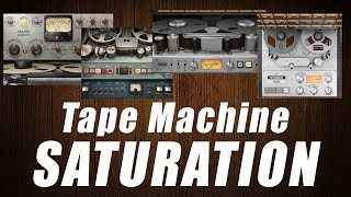 Tape Machine II SATURATION comparison [upl. by Enitsud]