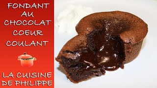 Fondant au chocolat cœur coulant [upl. by Myrt]