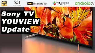 YOUVIEW Software Update for Sony Smart Android TV KDL43W809C  🔥Review 🔥 [upl. by Aiduan]