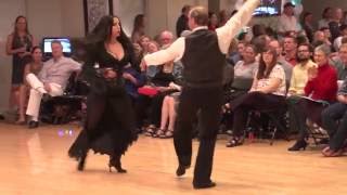 NoveltyTango by Morticia and Gomez at Ultimate Ballroom Dance Studio in Memphis [upl. by Lenahtan]