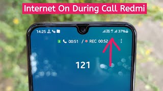 How to use mobile data during call in redmi mobile  Internet not working while calling [upl. by Hareema]