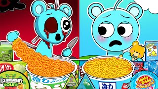 Incredibox Sprunki  SKY Normal Vs Horror Versions Convenience Store Food Mukbang Animation  ASMR [upl. by Etnor151]