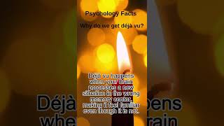 Psychology Facts  Why do we experience déjà vu ✨ PsychologyFacts DéjàVu shorts [upl. by Honig]