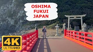 Walk in beautiful Oshima island Fukui Japan [upl. by Nessim341]