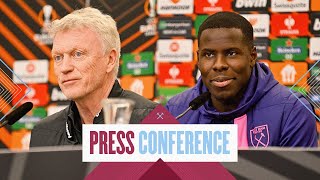 “We are confident in our abilities”  Moyes amp Zouma Press Conference  Bayer Leverkusen v West Ham [upl. by Nuy]