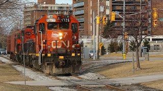 CN IOX Industrial Downtown Sarnia HD [upl. by Atnod]