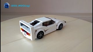 LEGO Ferrari F40 instructions MOC 2 [upl. by Hadria]