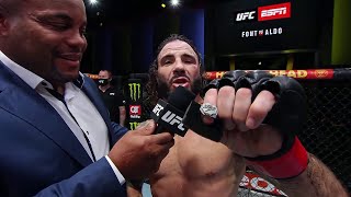 Clay Guida Octagon Interview  UFC Vegas 44 [upl. by Aicirt]