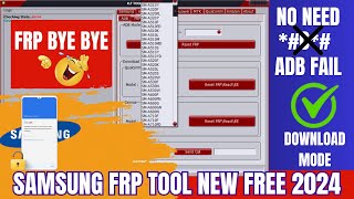 All Samsung Frp Bypass QualcommExynos FREE  Samsung Frp Tool Full FREE  Samsung New Security Frp [upl. by Gaelan]